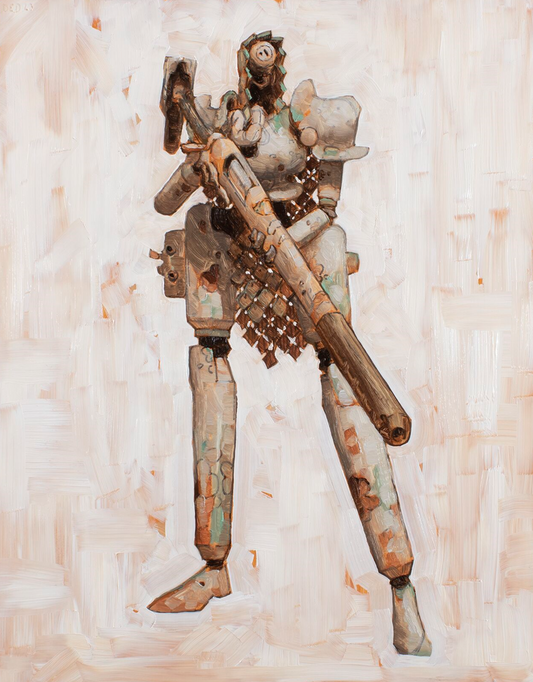 Sniper by Edward Delandre - oil painting